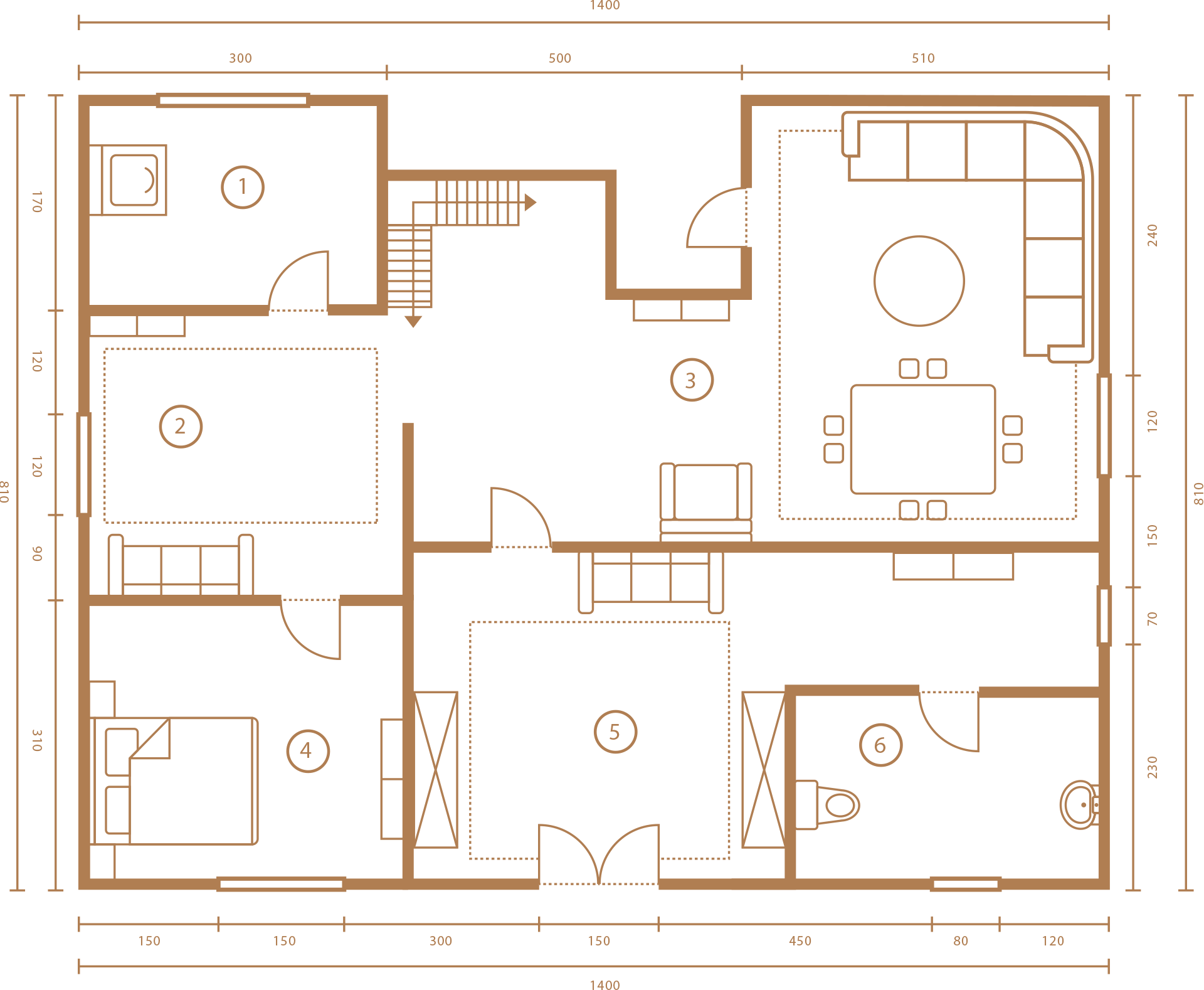 Office Container Floorplan